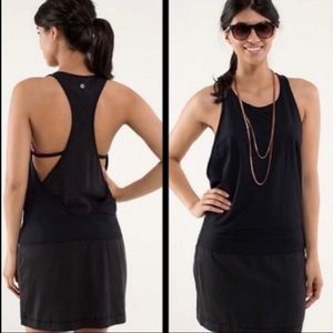 Lululemon Women’s Black Blissed out Tank Dress